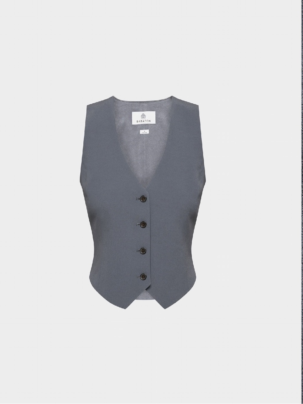 Aritzia Deniro Vest - Mirror Crepe™ vintage navy